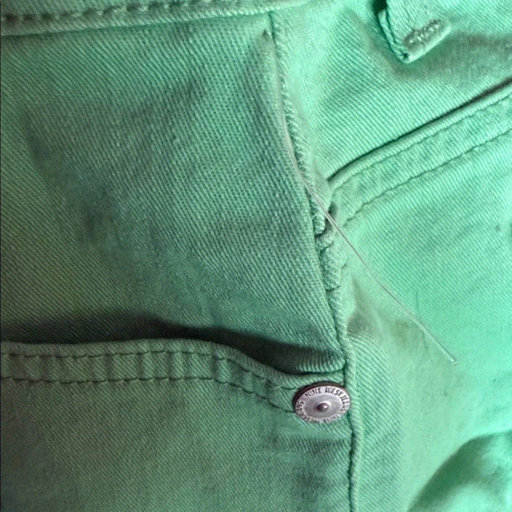 Nine West Mint Santa Monica fit  Green Jean Shorts - Picture 4 of 9